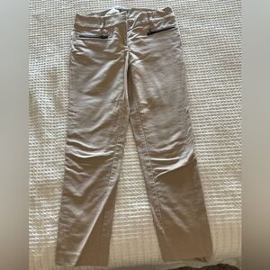 Ann Taylor Beige Mid-Rise Dress Pants